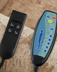 Elektrischer Relaxsessel mit Aufstehhilfe, Sessel mit Schlaffunktion, 2 Motoren, Massagesessel mit Liegefunktion,Vibration und Heizung