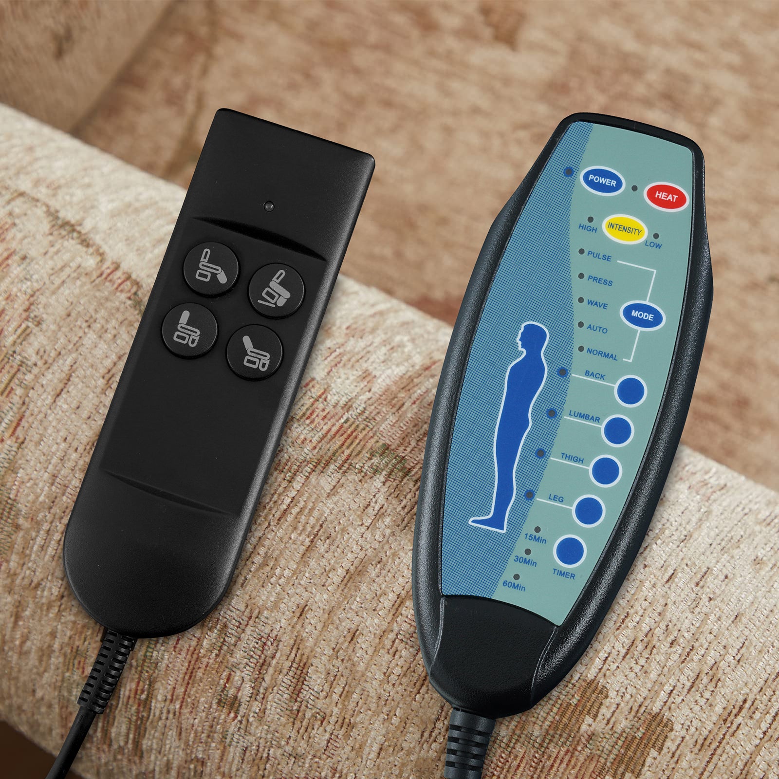 Ergonomischer elektrischer Relaxsessel mit Heiz‑ und Massagefunktion &amp; Aufstehhilfe – Vollflächige Liegeposition für Senioren &amp; Büroangestellte, Echtlederbezug, USB‑C‑Ladeanschluss