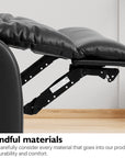 Elektrischer Relaxsessel mit Aufstehhilfe, Sessel mit Schlaffunktion, 2 Motoren, Massagesessel mit Liegefunktion,Vibration und Heizung