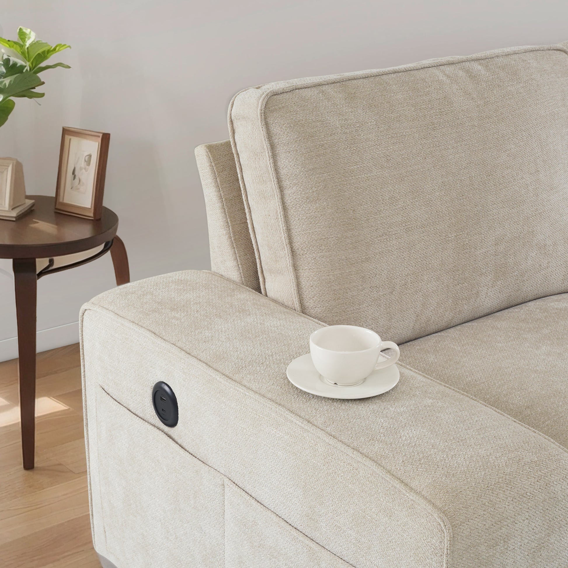 Ecksofa mit Stauraum Sofa Polsterecke Couch in L-Form - Waschbare Kissen - Chaiselongue beidseitig montierbar