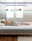 7.5cm Höhe Memory Foam Matratzen Topper
